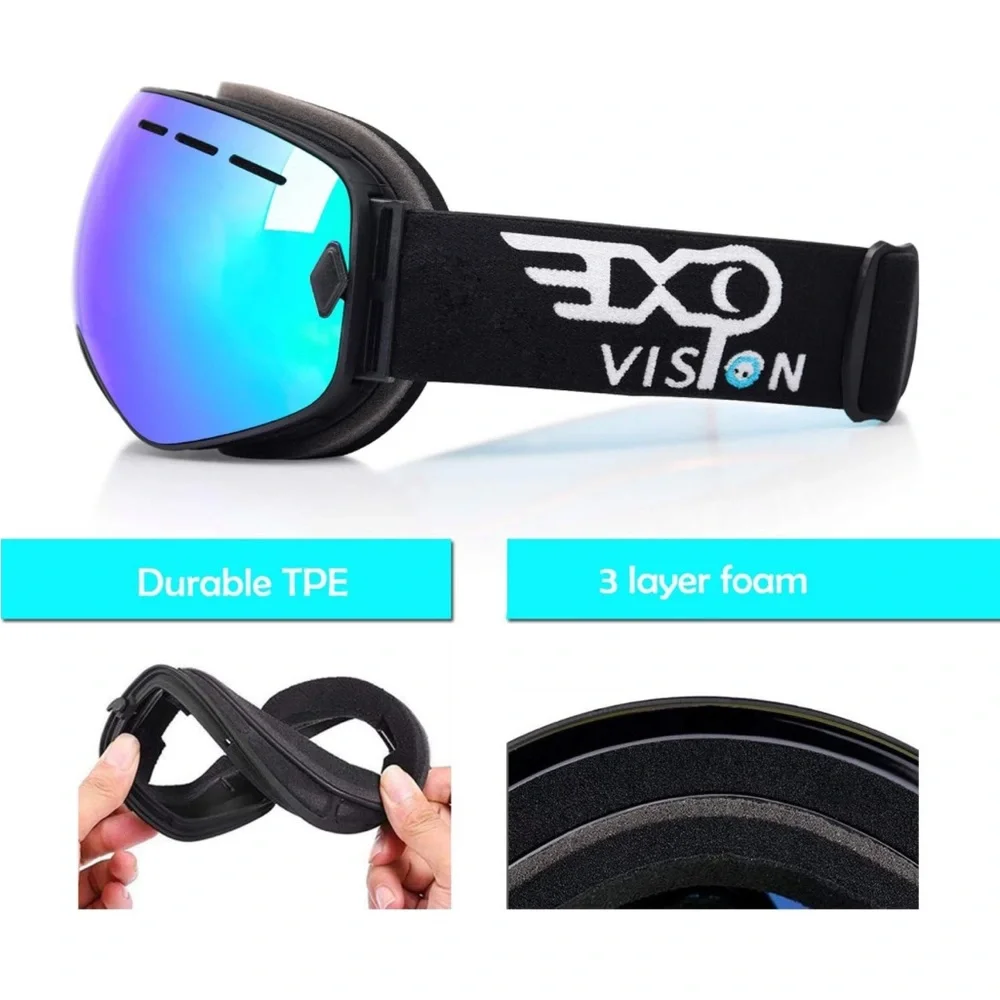Anti-fog Snowboard Ski Goggles Women